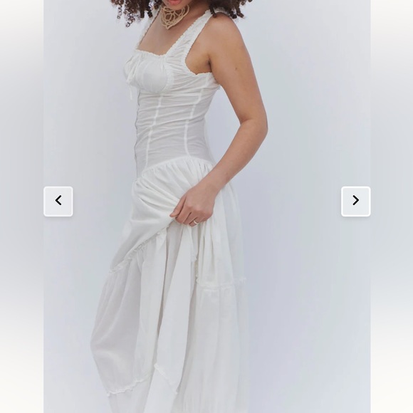 Frankie's Bikinis Dresses Frankies Bikini Christabelle Ruffle Maxi